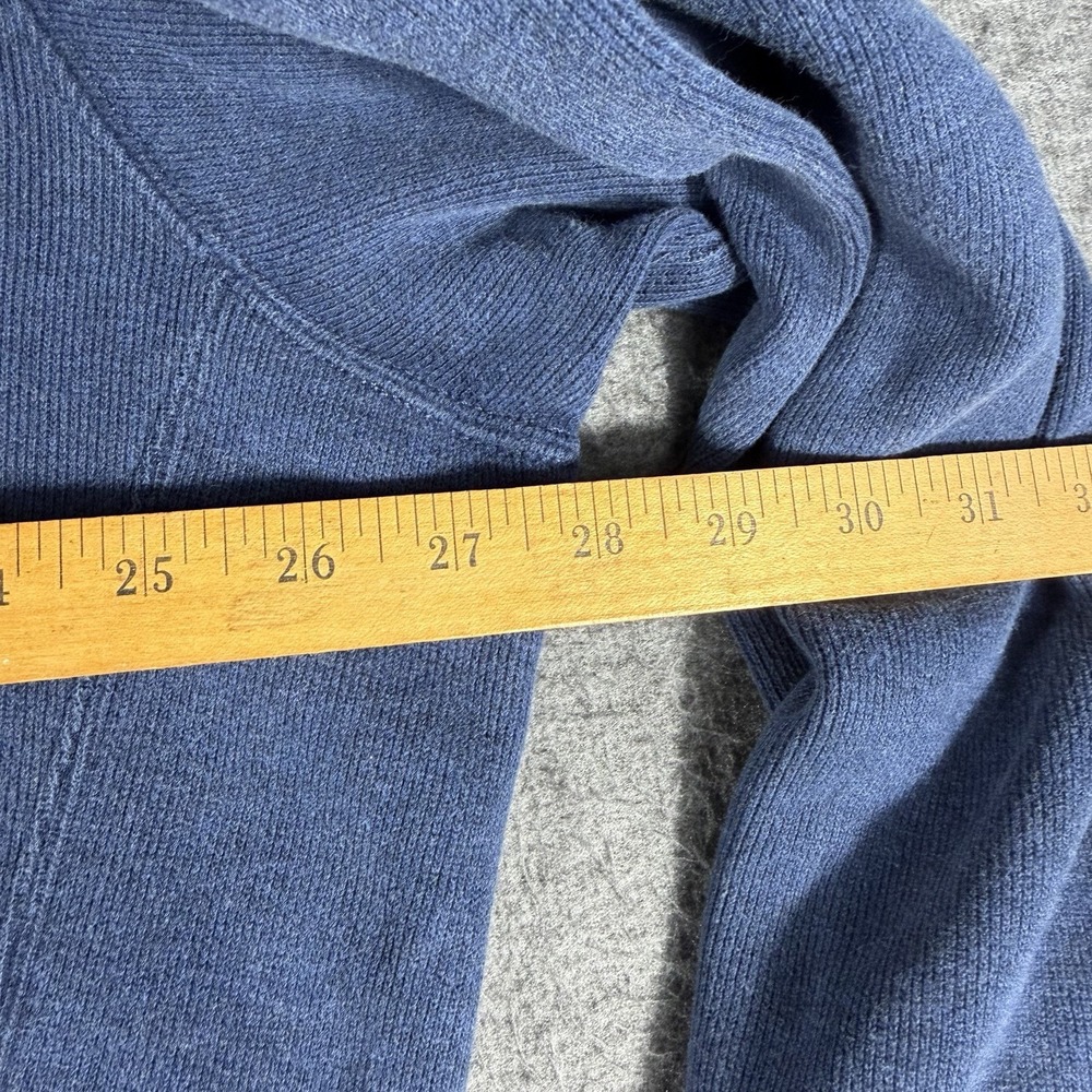 Vintage Polo Ralph Lauren Sweater Sweatshirt Preppy Men 2XL Blue Crewneck Pony - Picture 3 of 7